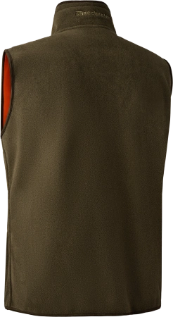 Kamizelka dwustronna Gamekeeper Safety Orange - polarowa z membrną DEERHUNTER® Stormliner®
