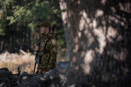 Bluza Power Camo Fleece - rozpinana, z kapturem