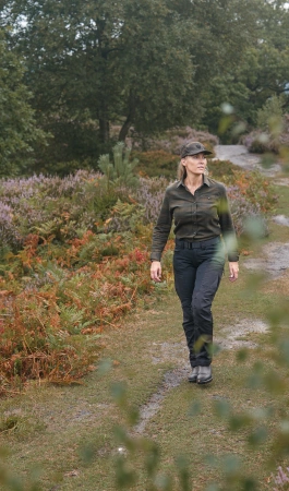 Koszula damska Svala Northern Hunting - miękka i wytrzymała z bawełny organicznej