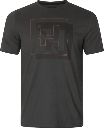 Koszulka Härkila H-logo S/S T-shirt - lekka bawełniana koszulka z logo