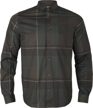 Koszula Härkila Akse L/S w kratę - uniwersalna 98% bawełna