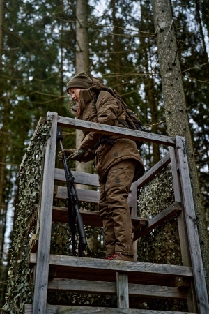 Spodnie damskie ocieplane Driven Hunt z membraną HWS - grube i ciepłe z odpinanymi szelkami