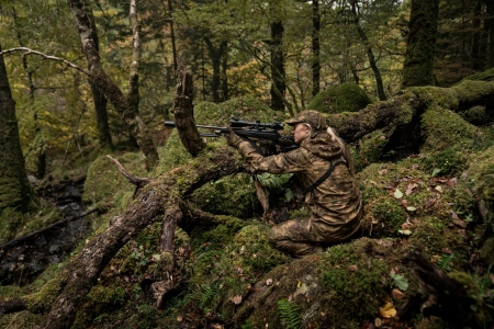 Kurtka damska Deer Stalker camo z membraną HWS® - cicha uniwersalna kurtka całoroczna