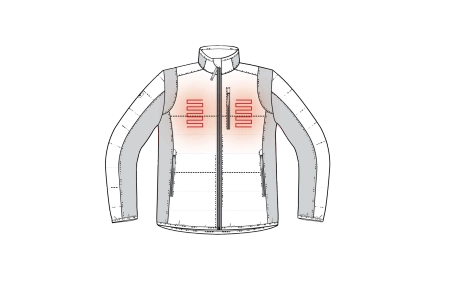 Kurtka ogrzewana Heat padded jacket - wyściełana