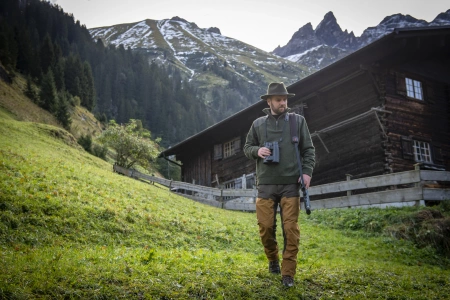 Sweter rozpinany pod szyją Deerhunter Carlisle Knit z membraną Stormliner®