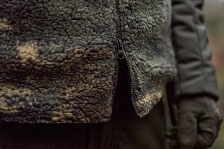 Kurtka Härkila Tyst Camo Fleece - cicha typu highloft