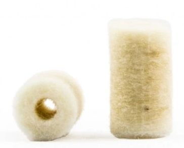 Przecieraki filcowe do czyszczenia broni 5,6 mm.