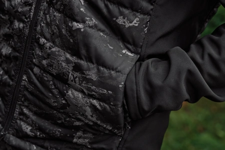 Kurtka Härkila NOCTYX Hybrid Camo w kamuflażu nocnym