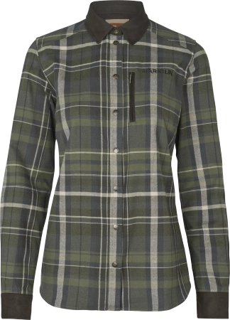 Koszula damska Härkila Pajala L/S - ponadczasowa czesana flanela