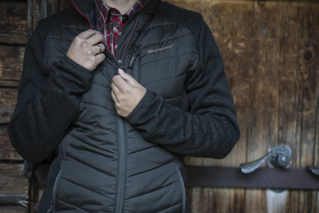 Kurtka Lady caroline paaded jacket w.knit