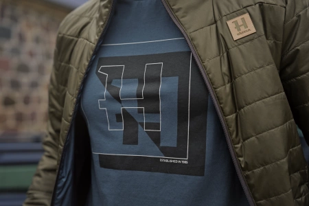 Koszulka Härkila H-logo S/S T-shirt - lekka bawełniana koszulka z logo