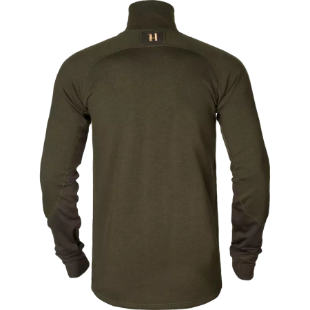 Härkila Base Warm zip neck - podkoszulka z długim rękawem i golfem 60% wełna