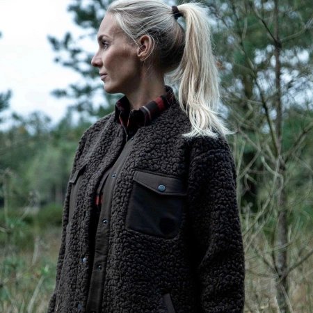 Bluzka damska wierzchnia Ragnhild Northern Hunting - oddychajacy baranek oversize