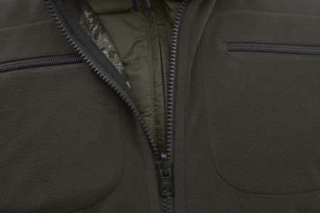 Bluza Härkila Kamko NOCTYX fleece - rozpinana w kamuflażu nocnym