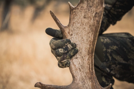 Rękawice Grip Camo - na polowanie w kamuflażu InVis