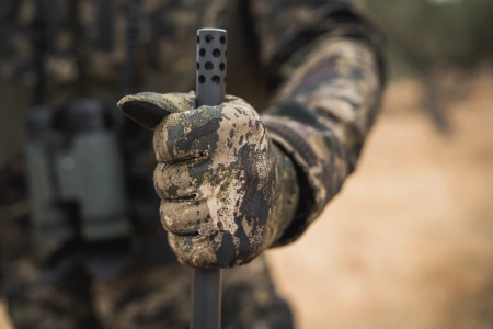 Rękawice Grip Camo - na polowanie w kamuflażu InVis