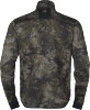 Bluza Härkila NOCTYX fleece  - rozpinana w kamuflażu nocnym