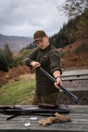 Koszula sztruksowa w kratkę Kaldfjord