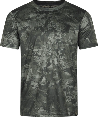 Koszulka T-shirt Härkila NOCTYX Camo S/S - z Polygiene