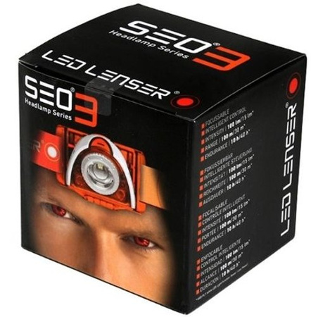 Latarka czołowa Ledlenser SEO3 Orange