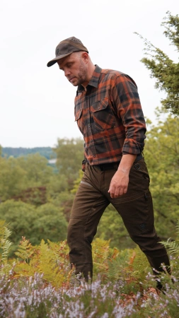 Koszula Northern Hunting Fjord - miękka i wytrzymała koszula z organicznej bawełny z pełnym rozciągnięciem