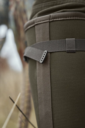 Kalosze Härkila Forester Textile Rubber- lekkie i uniwersalne z termiczną izolacją neoprenem i polarem