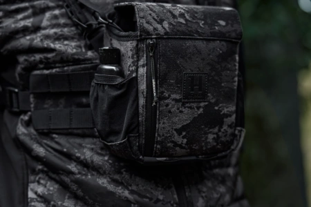 Uprząż na lornetkę Härkila NOCTYX- cicha i bezpieczna: ultracichy pas nośny do lornetki