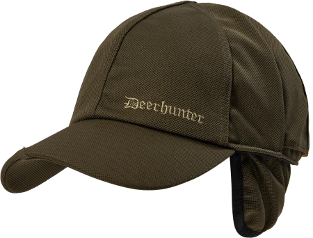 Czapka z daszkiem Deerhunter Muflon Pro Cap z funkcję Safety - wywijany pomarańczwy top, membrana Deer-Tex®