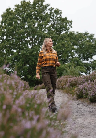 Koszula damska Astrid Northern Hunting - miękka i wytrzymała z bawełny organicznej