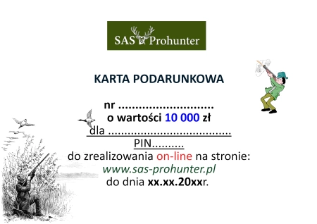 Karta podarunkowa 10 000zł
