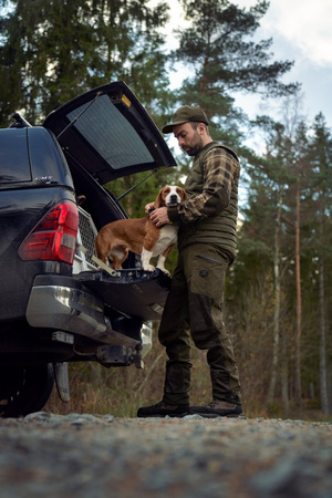 Spodnie myśliwskie Härkila Driven Hunt HWS® leather