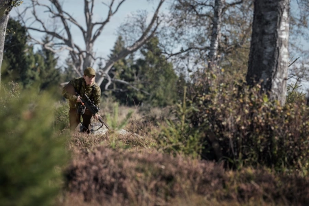 Bluza Power Camo Fleece - rozpinana, z kapturem