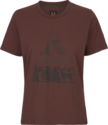 Koszulka damska Härkila Nature S/S t-shirt - miękki stylowy t-shirt