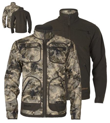 Bluza Härkila Kamko fleece - uniwersalny dwustronny elastyczny polar z membraną
