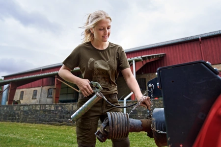 Koszulka damska Härkila Wildboar Badge S/S t-shirt - miękki stylowy t-shirt