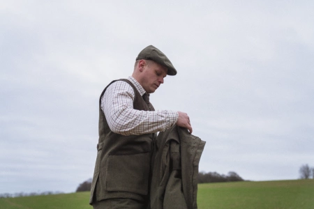 Kamizelka Hillside - strzelecka z membraną Seetex, w stylu angielskim