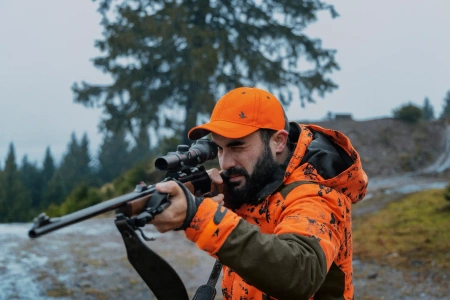 Kurtka ocieplana Helt Shield Jacket zachowaj ciepło i pozostań widoczny na polowaniu zbiorowym