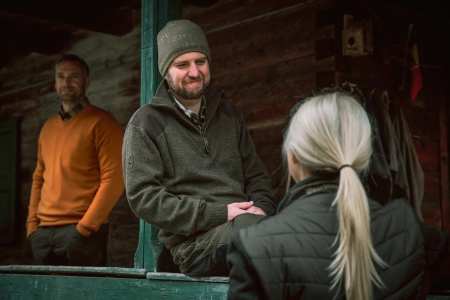 Spodnie Rogaland Stretch Trousers w. contrast - wzmacnianie spodnie terenowe