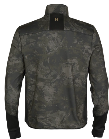Bluza Härkila NOCTYX fleece - rozpinana w kamuflażu nocnym
