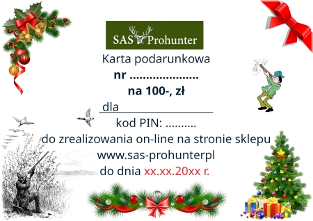 Karta podarunkowa 100 zł