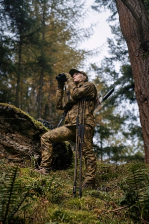 Kurtka damska Deer Stalker camo z membraną HWS® - cicha uniwersalna kurtka całoroczna