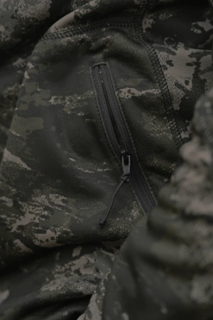 Bluza Härkila NOCTYX fleece - rozpinana w kamuflażu nocnym