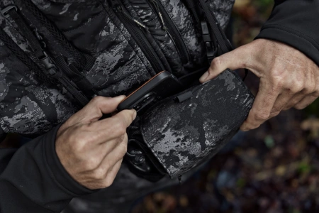 Uprząż na lornetkę Härkila NOCTYX- cicha i bezpieczna: ultracichy pas nośny do lornetki