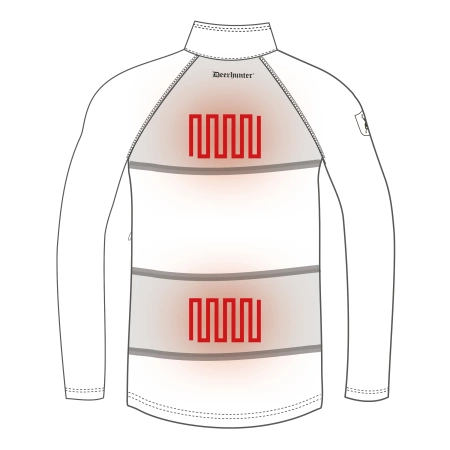 Podkoszulek grzewczy zapinany pod szyją Deerhunter Heat Undershirt