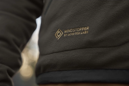 Bluza Härkila Kamko NOCTYX fleece - rozpinana w kamuflażu nocnym