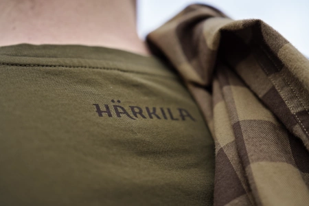 Koszulka Härkila H-logo S/S T-shirt - lekka bawełniana koszulka z logo