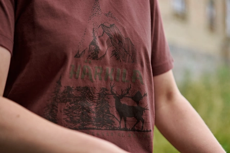 Koszulka damska Härkila Nature S/S t-shirt - miękki stylowy t-shirt