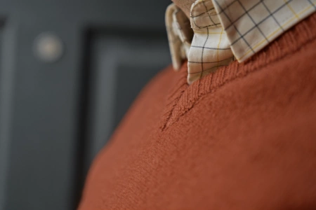 Sweter Härkila Vincent merino v-neck 100% wełna merino