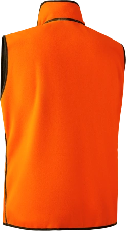 Kamizelka dwustronna Gamekeeper Safety Orange - polarowa z membrną DEERHUNTER® Stormliner®