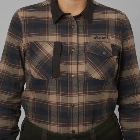 Koszula damska Aivak L/S - z grubej mieszanki bawełny z odrobiną elastanu